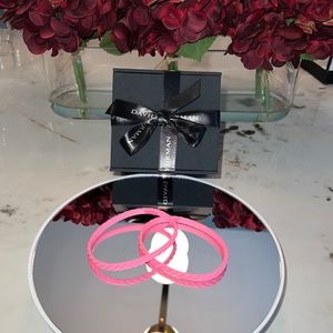 DAVID YURMAN Special Edition Breast Cancer Research bracelet size L- 6mm